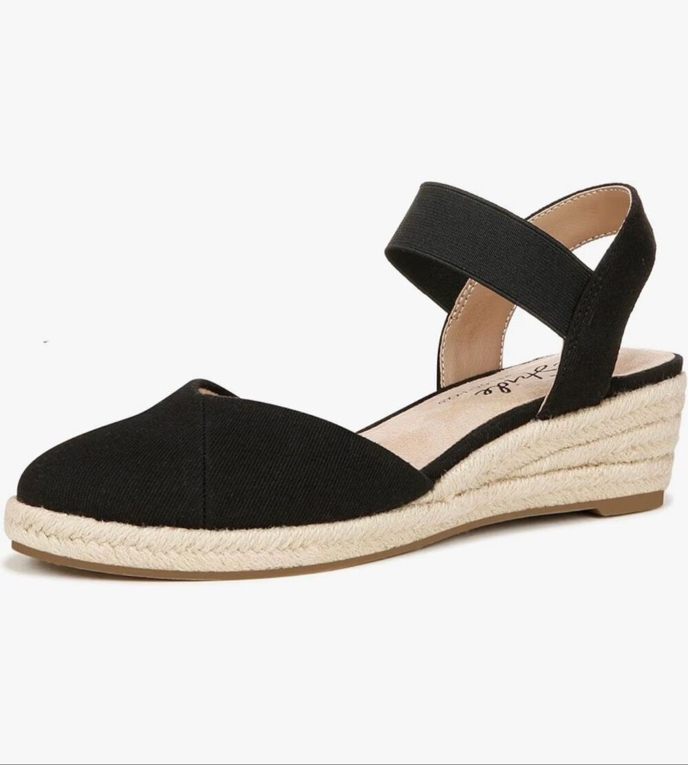 LifeStride Kimmie Espadrille Wedge Shoe size 9 NWT!